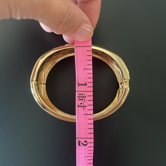 18K Gold Plated Cuff Bracelet- Women - Picture 7 of 7